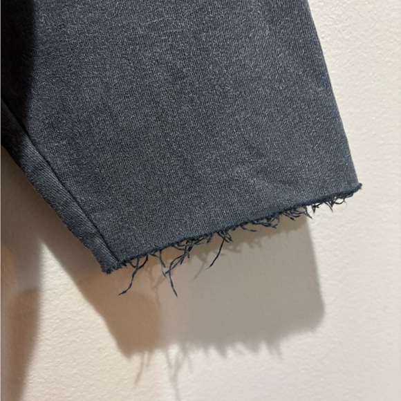 Annie Bing Tiger Sweatshirt Gray/Black Size Small Frayed Sleeves - Picture 3 of 12